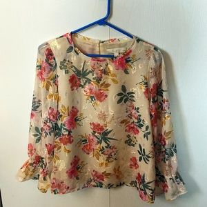 Like New- Loft MP Shimmer Blouse